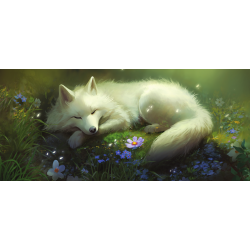 Tapis de jeu — Renard Vert — 90 × 40 cm