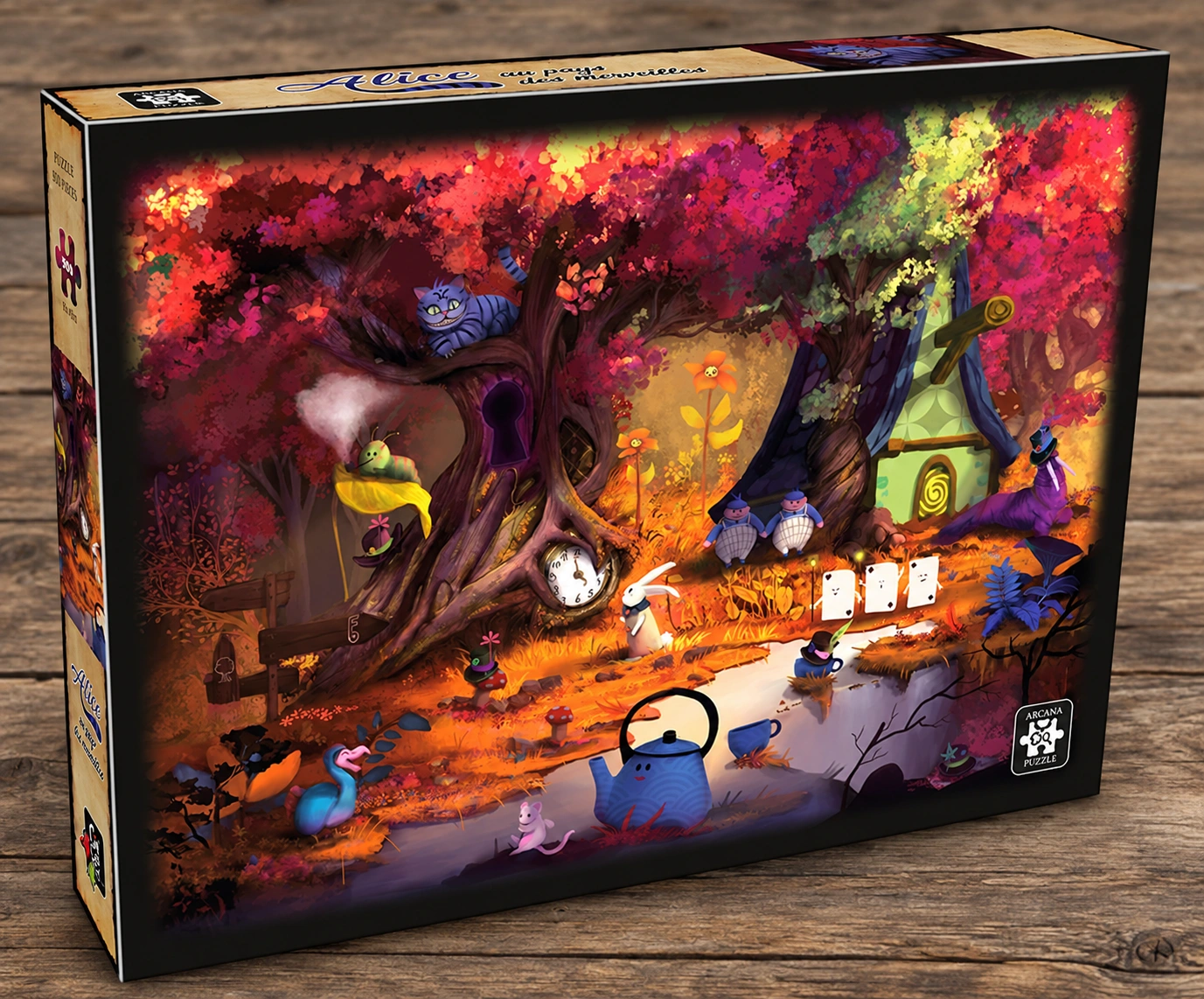 Arcana puzzle : Alice au pays des merveilles - Boite - Puzzle Gigamic