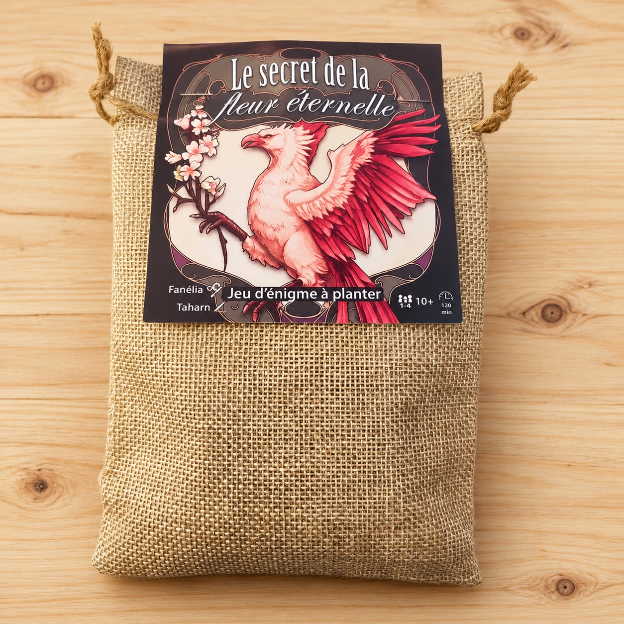 Sachet Le Secret de la Fleur Éternelle, le jeu d'énigme à planter