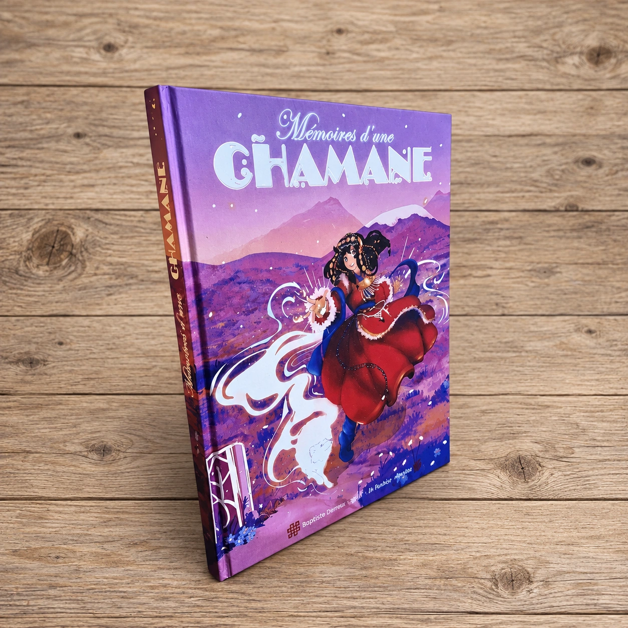 Rendu 3D du livre Mémoires d'une chamane